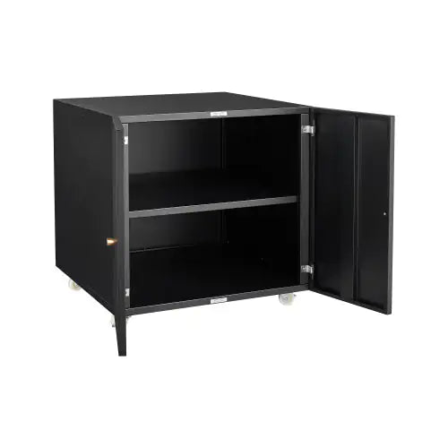 Office Furniture Copy Cabinet Black 2 Door Steel Copy Rack Mobile Dock Document Printer Rack