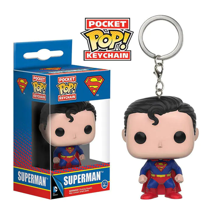 Avengers DC Heroes Keychains: Superman, Iron Man, Thanos