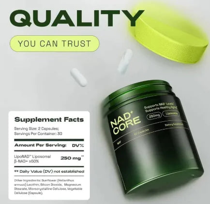 Nicotinamide NAD Supplement Capsules