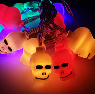 LED Pumpkin String Lights for Halloween Decor