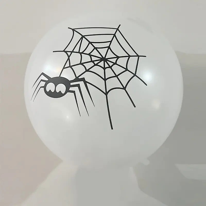Halloween Skull Black Balloons (Set of Halloween Balloons)
