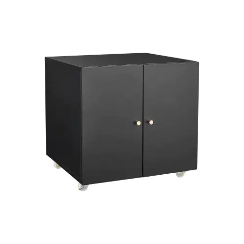 Office Furniture Copy Cabinet Black 2 Door Steel Copy Rack Mobile Dock Document Printer Rack