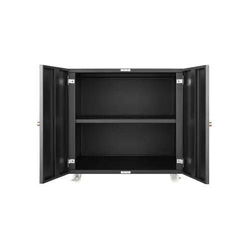 Office Furniture Copy Cabinet Black 2 Door Steel Copy Rack Mobile Dock Document Printer Rack